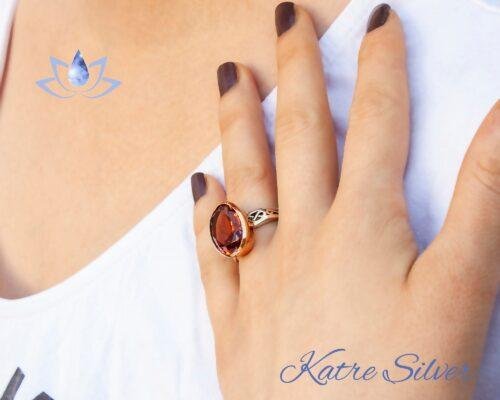 Zultanite Ring with Oval Cut Handmade Ring, Color Changing Diaspore Gem, Hand Made Ring, Color Changing Ring, Gift for Her - Image 6