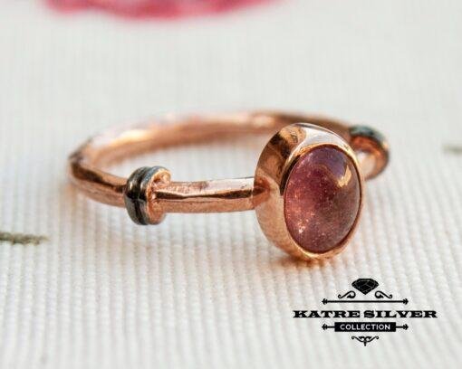 Pink Tourmaline Ring, Tourmaline Ring, Pink Gemstone Ring, Pink Stone Ring, Tourmaline Jewelry, Birthstone Ring, Anniversary Ring, Pink Ring