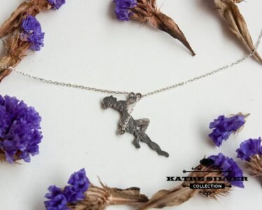 Stunning Girl on Swing Necklace 925 Sterling Silver – Dainty Swinging Girl Pendant, Meaningful Delicate Necklace Gift for Her - Image 3