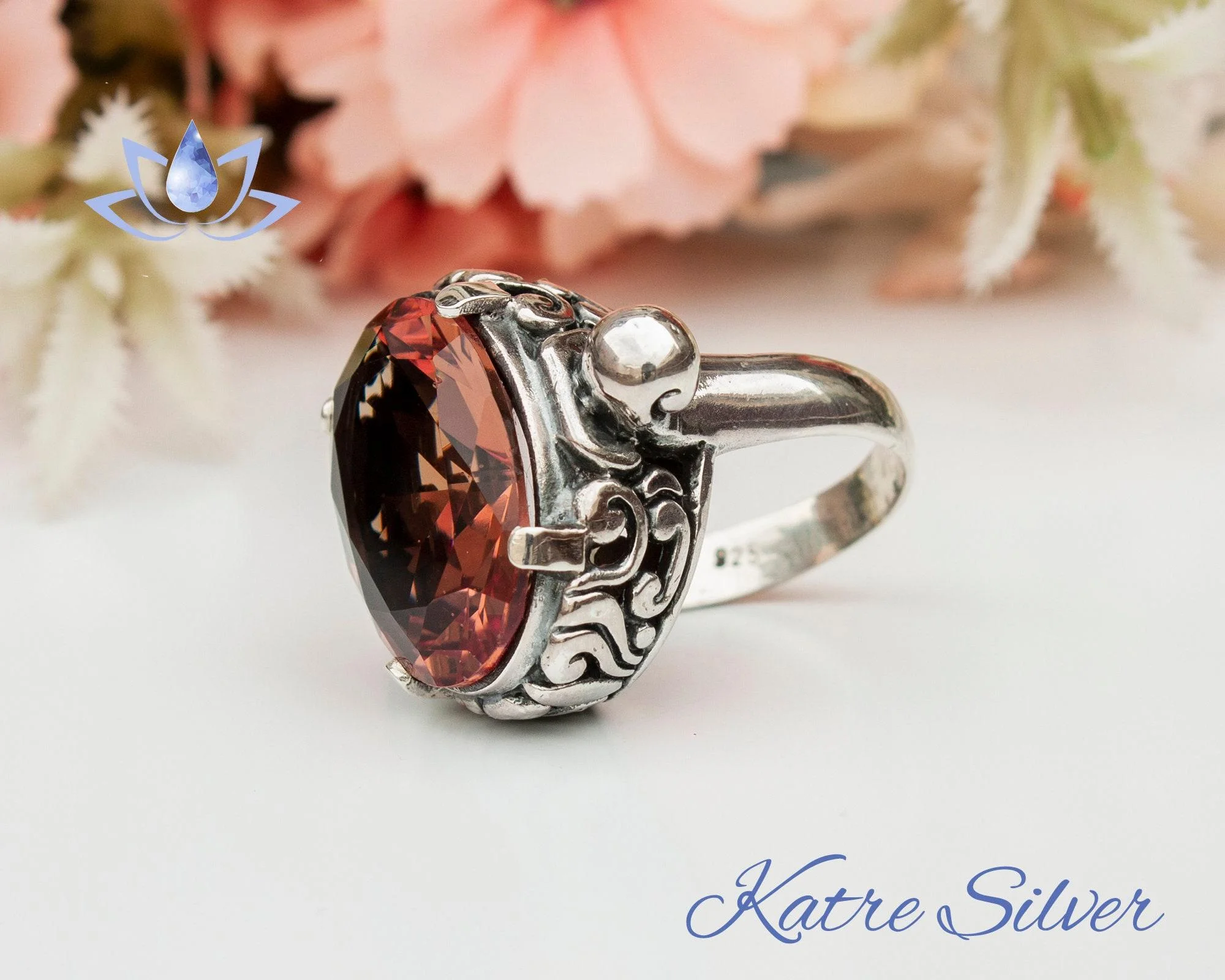 Sultanite Color Changing Ring 925 Sterling Silver – Vintage Oval Cut Mood Ring, Handmade Unique Gemstone Ring for Women - Image 7