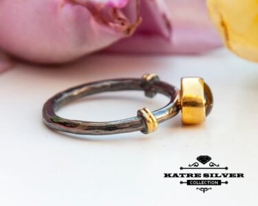 Stunning Oval Tourmaline Ring 925 Sterling Silver – Handmade Gemstone Statement Ring, Unique Vintage Solitaire Ring Gift for Women - Image 7