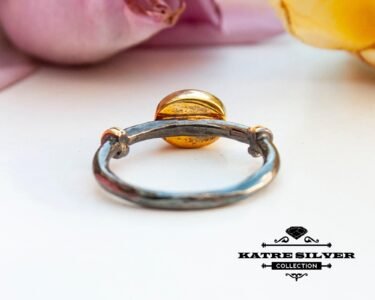 Stunning Oval Tourmaline Ring 925 Sterling Silver – Handmade Gemstone Statement Ring, Unique Vintage Solitaire Ring Gift for Women - Image 8