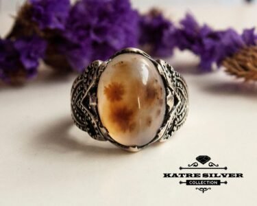 Mens Handmade Ring, Ottoman Mens Ring, Turkish Handmade Silver Men Ring, Yemeni Agate Ring, Gift for Him, 925k Sterling Silver Ring, Agate - Image 3