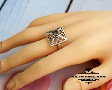 Stunning Diaspore Ring 925 Sterling Silver – Color Changing Gemstone Ring, Turkish Handmade Statement Ring for Her - Image 2