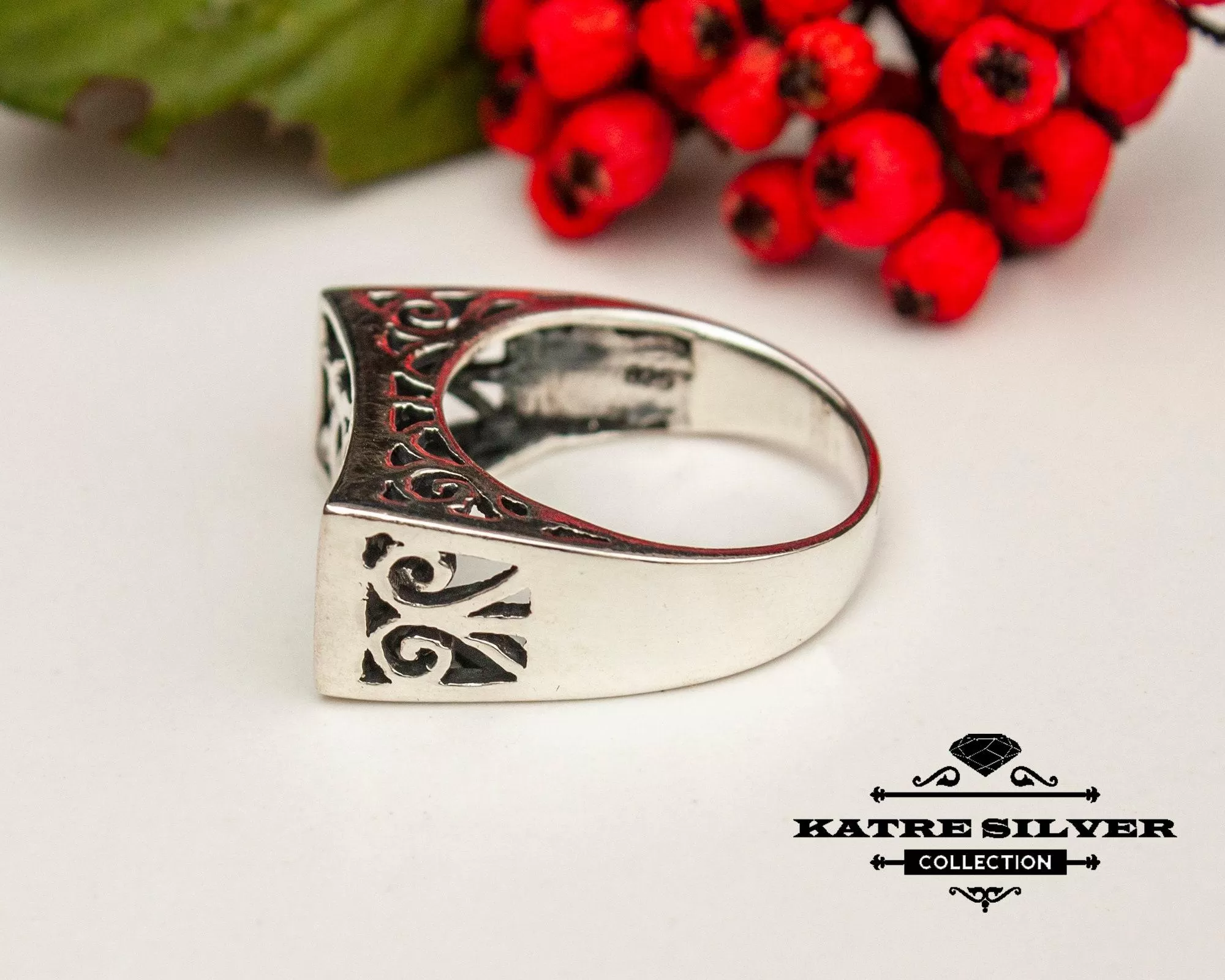 Minimalist Plain Silver Ring 925 Sterling Silver – Handmade Solid Silver Ring, Elegant Simple Band Ring for Women - Image 6