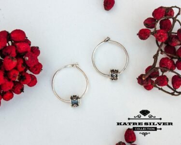 Thin Wire Hoop Earrings 925 Sterling Silver – Handmade Ethnic Tribal Hoop Earrings, Minimalist Gypsy Boho Earrings for Women - Image 8