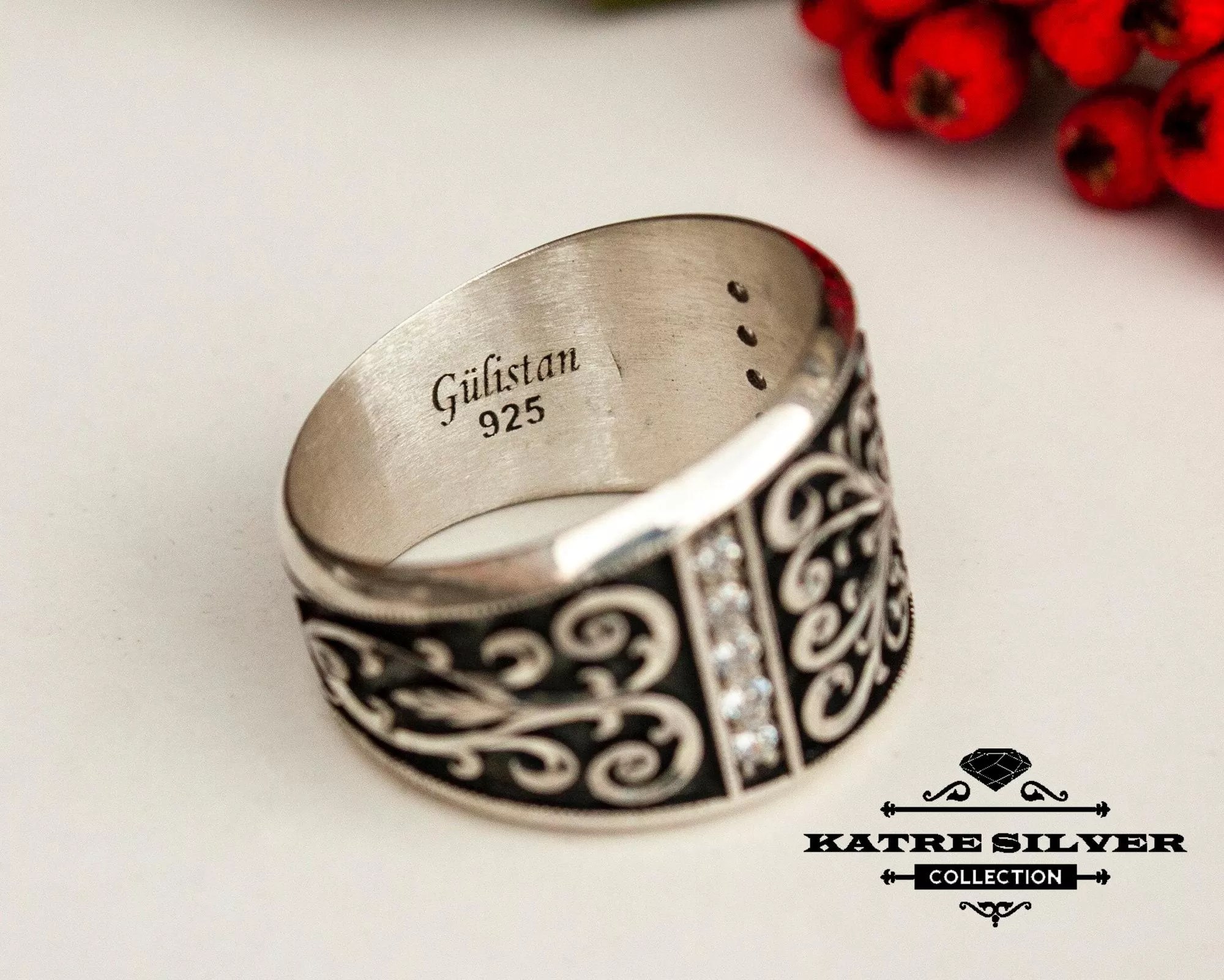 Minimalist Solid Silver Ring 925 Sterling Silver – Handmade Simple Band Ring, Elegant Plain Designer Ring for Women - Image 5