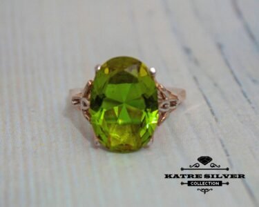 Rose Gold Diaspore Ring, Art Nouveau Ring, Women Ring, Woman Silver Ring, Statement Rose Ring, Handmade Silver Ring, Silver Ring Women, Ring - Image 5