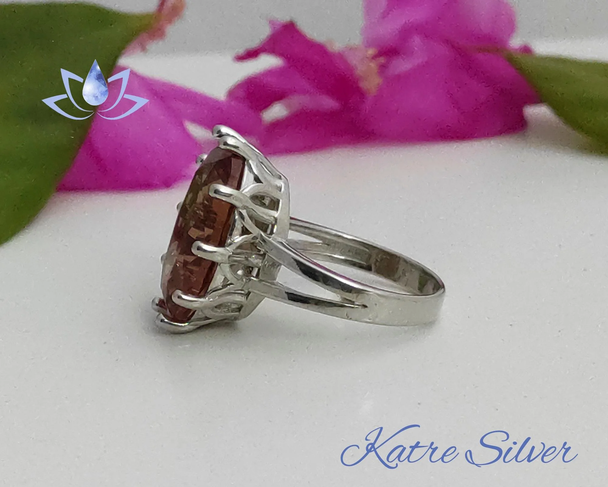 Stunning Sultanite Ring 925 Sterling Silver – Color Changing Diaspore Promise Ring, Elegant Unique Ring for Her - Image 7