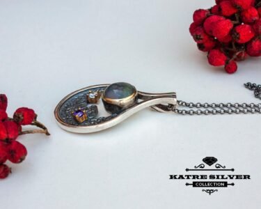 Green Moss Agate Necklace, Moss Agate Pendant, Green Moss Agate, Green Agate Necklace, Moss Agate Jewelry, Gemstone Necklace, Agate Necklace - Image 7