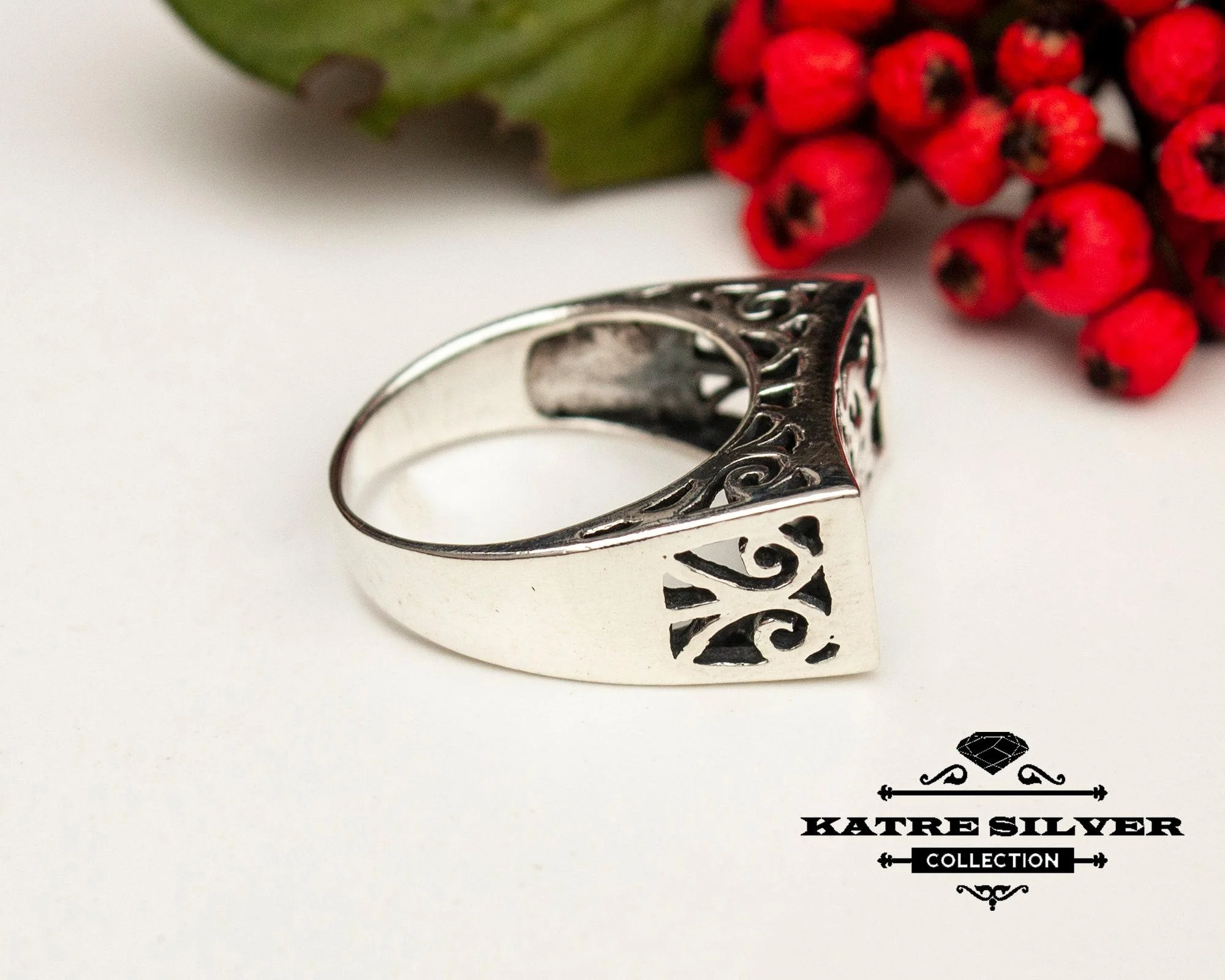 Minimalist Plain Silver Ring 925 Sterling Silver – Handmade Solid Silver Ring, Elegant Simple Band Ring for Women - Image 5