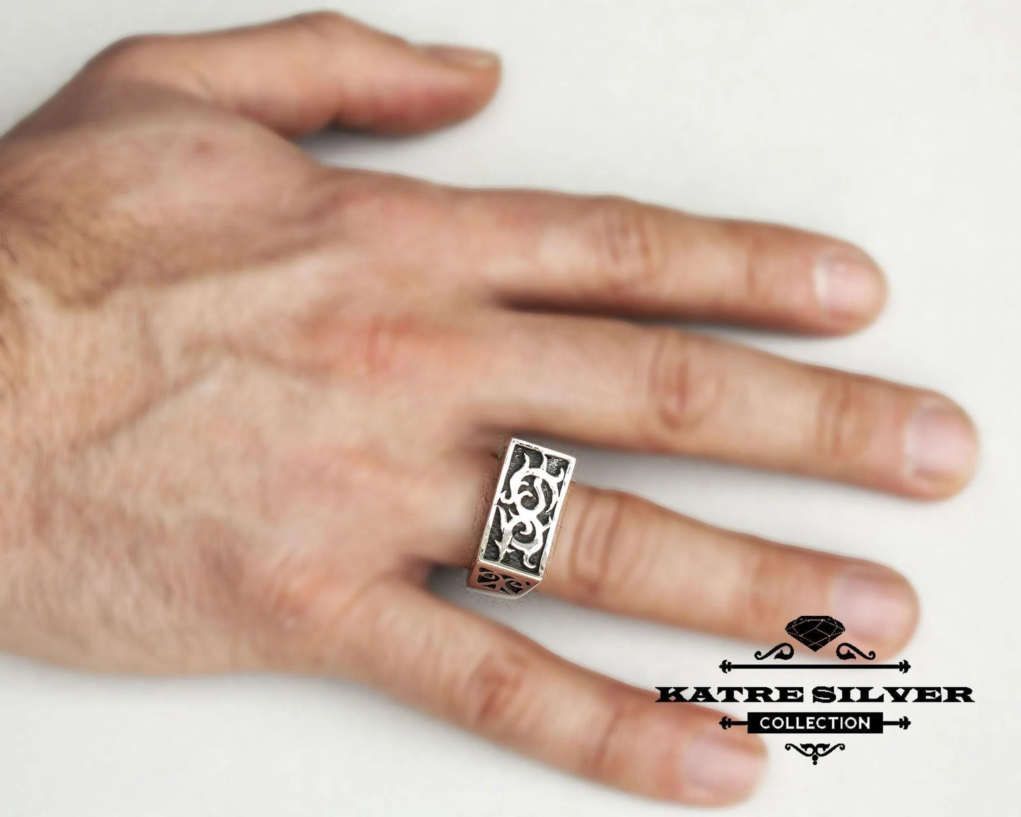 Minimalist Plain Silver Ring 925 Sterling Silver – Handmade Solid Silver Ring, Elegant Simple Band Ring for Women - Image 2