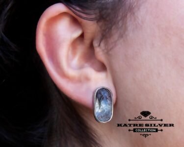 Stunning Faceted Quartz Earrings 925 Sterling Silver – Handmade Bohemian Statement Gemstone Earrings, Unique Clip-On Jewelry Gift for Women - Image 2