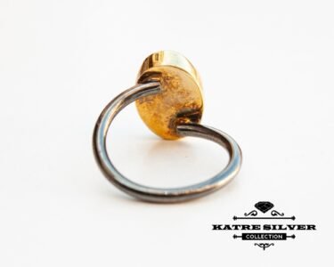 Oval Turquoise Ring, Navajo Ring, Turquoise Ring, Handmade Ring, Turquoise Jewelry, Statement Ring, Boho Ring, Natural Turquoise, Unique Ring - Image 8