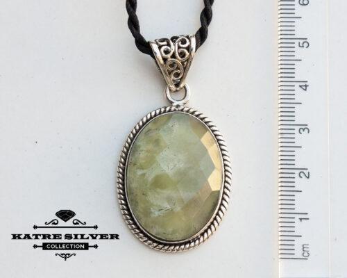 Green Quartz Pendant, Green Quartz, Quartz Pendant, Gemstone Pendant, Green Pendant, Green Necklace, Green Stone Pendant, One of a Kind - Image 7