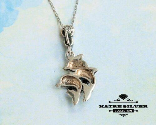Marcasite Dolphin, Marcasite Pendant, Dolphin Pendant, Marcasite 925, Silver Dolphin, Dolphin Necklace, Made in Turkey - Image 8