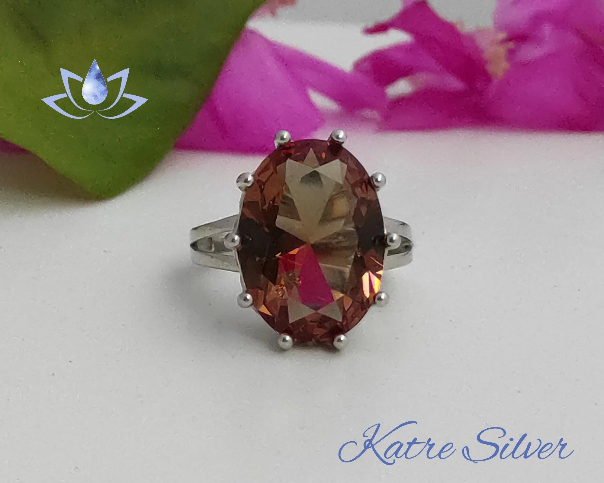 Stunning Sultanite Ring 925 Sterling Silver – Color Changing Diaspore Promise Ring, Elegant Unique Ring for Her - Image 5