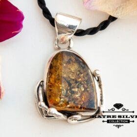 Green Amber Pendant, Amber Stone Pendant, Natural Baltic Amber, Amber Stone, Amber Pendant, Amber Jewelry, Amber Necklace, Amber Gift, Amber