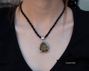 Stunning Green Amber Pendant 925 Sterling Silver – Natural Baltic Amber Necklace, Handmade Vintage Gemstone Jewelry Gift for Women - Image 4