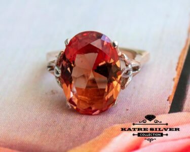 Rose Gold Diaspore Ring, Art Nouveau Ring, Women Ring, Woman Silver Ring, Statement Rose Ring, Handmade Silver Ring, Silver Ring Women, Ring - Image 6