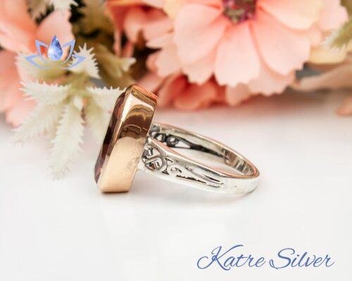 Zultanite Ring with Oval Cut Handmade Ring, Color Changing Diaspore Gem, Hand Made Ring, Color Changing Ring, Gift for Her - Image 9