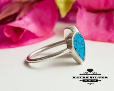 Mosaic Ring, Mosaic Stone, Coral Ring, Southwestern Ring, Open Ring, Turquoise Ring, Adjustable Ring, Mosaic Jewelry, Geometric Ring, Ring - Image 7