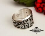 Solid Silver Ring, Handmade Ring, 925 Sterling Silver, Designer Ring, Plain Ring, Pure Silver Ring, Plain Silver Ring, Silver Gift Ring - Image 7
