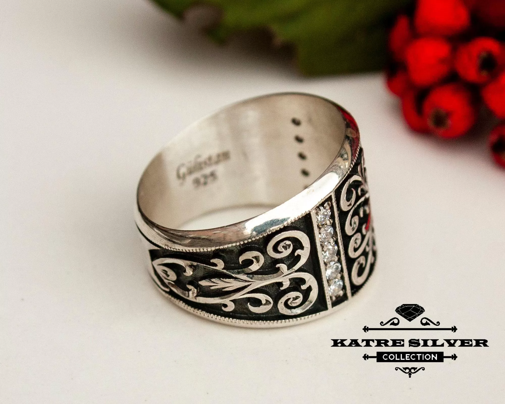 Minimalist Solid Silver Ring 925 Sterling Silver – Handmade Simple Band Ring, Elegant Plain Designer Ring for Women - Image 7