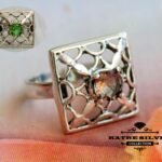 Diaspore Color Changing Ring, Turkish Ring, Handmade Silver Ring, Woman Silver Ring, Anniversary Ring, 925 Silver Ring, Statement Ring