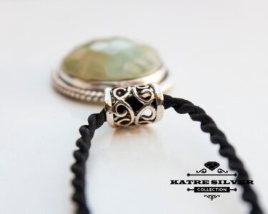 Stunning Green Quartz Pendant 925 Sterling Silver – Handmade Green Gemstone Necklace, Unique Vintage Quartz Jewelry Gift for Women - Image 6