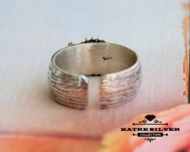 Handmade Silver Diaspore Ring, Womens Ring, Womens Vintage Ring, 925 Silver Ring, Woman Gift Ring, Adjustable Ring, Ring for Her, Silver - Image 9