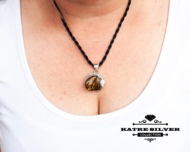 Natural Amber Necklace, Unique Amber Jewelry, Natural Amber Pendant, Rare Amber, Baltic Amber, Natural Gift - Image 4