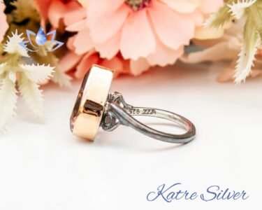 Stunning Pear Zultanite Ring 925 Sterling Silver – Color Changing Diaspore Engagement Ring, Vintage Statement Ring for Her - Image 9