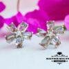 Sultanite Earrings, Sultanite Jewelry, Color Change Earring, Floral Stud Earrings, Floral Studs, Floral Earrings, Stud Earrings, Flower