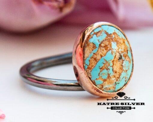 Unique Natural Turquoise Ring, Handmade Ring, Statement Ring, Turquoise Rings, Handcrafted Ring, Natural Turquoise, Blue Turquoise Ring