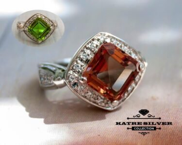 square sultanite ring