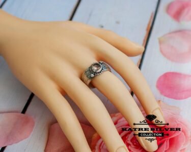 Handmade Silver Diaspore Ring, Womens Ring, Womens Vintage Ring, 925 Silver Ring, Woman Gift Ring, Adjustable Ring, Ring for Her, Silver - Image 7