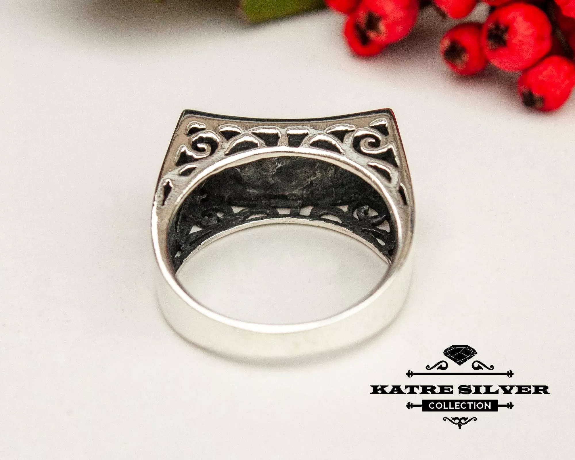 Minimalist Plain Silver Ring 925 Sterling Silver – Handmade Solid Silver Ring, Elegant Simple Band Ring for Women - Image 7