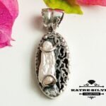 Unique Pearl Pendant, Pearl Pendant, Pearl Necklace, Pearl Jewelry, Unique Pendant, Unique Pearl Jewelry, Unique Gift, Natural Pearl, Unique