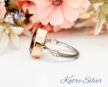 Zultanite Ring with Pear Cut Vintage Ring, Engagement Ring, Color Changing Diaspore Gem, Hand Made Ring, Color Changing Ring, Gift for Her - Image 9