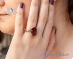 Zultanite Ring with Oval Cut Handmade Ring, Color Changing Diaspore Gem, Hand Made Ring, Color Changing Ring, Gift for Her - Image 2