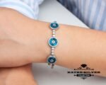Evil Eye Charm Bracelet, Protect Bracelet, Turkish Evil Eye, Good Luck Bracelet, Evil Eye Bracelet, Protection Bracelet, Bracelet, Protection - Image 2