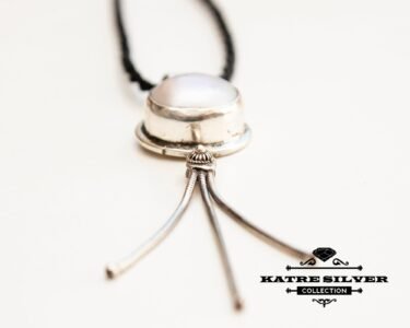 Stunning Pearl Pendant Necklace 925 Sterling Silver – Handmade Dangle White Pearl Jewelry Gift for Women - Image 6