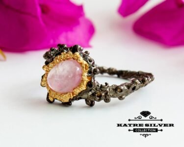 Natural Pink Ruby Ring, Pink Ruby, Pink Stone Ring, Ruby Ring, Statement Ring, Handmade Ring, Anniversary Ring, Pink Gemstone, Ruby Jewelry - Image 4