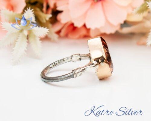Zultanite Ring with Pear Cut Vintage Ring, Engagement Ring, Color Changing Diaspore Gem, Hand Made Ring, Color Changing Ring, Gift for Her - Image 8