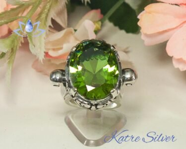 Sultanite Color Changing Ring 925 Sterling Silver – Vintage Oval Cut Mood Ring, Handmade Unique Gemstone Ring for Women - Image 5