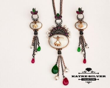 Sea Shell Tassel Jewelry Set 925 Sterling Silver – Handmade Natural Shell Jewelry Set, Long Tassel Statement Jewelry for Women - Image 4