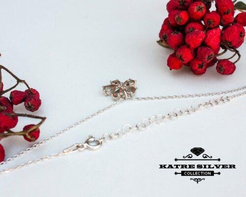 Sultanite Flower Necklace, Sultanite Necklace, Flower Necklace, Dainty Necklace, Everyday Necklace, Unique Necklace, Minimalist Necklace - Image 6