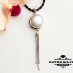 Dangle Pearl Pendant, Genuine Pearl, Pearl Pendant, Pearl Jewelry, White Pearl Pendant, Mother of Pearl, Pearl Dangles, Dangle Pendant, Pearl