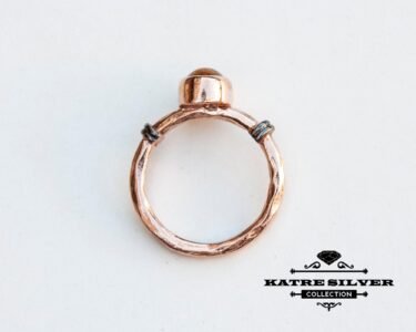 Stunning Rose Tourmaline Ring 925 Sterling Silver – Handmade Solitaire Gemstone Ring, Rose Gold Statement Stacking Ring Gift for Women - Image 9